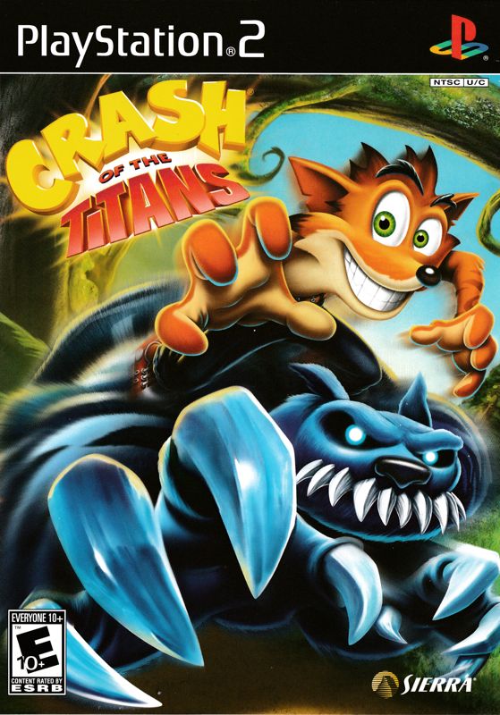 Crash of the Titans box art for Wii